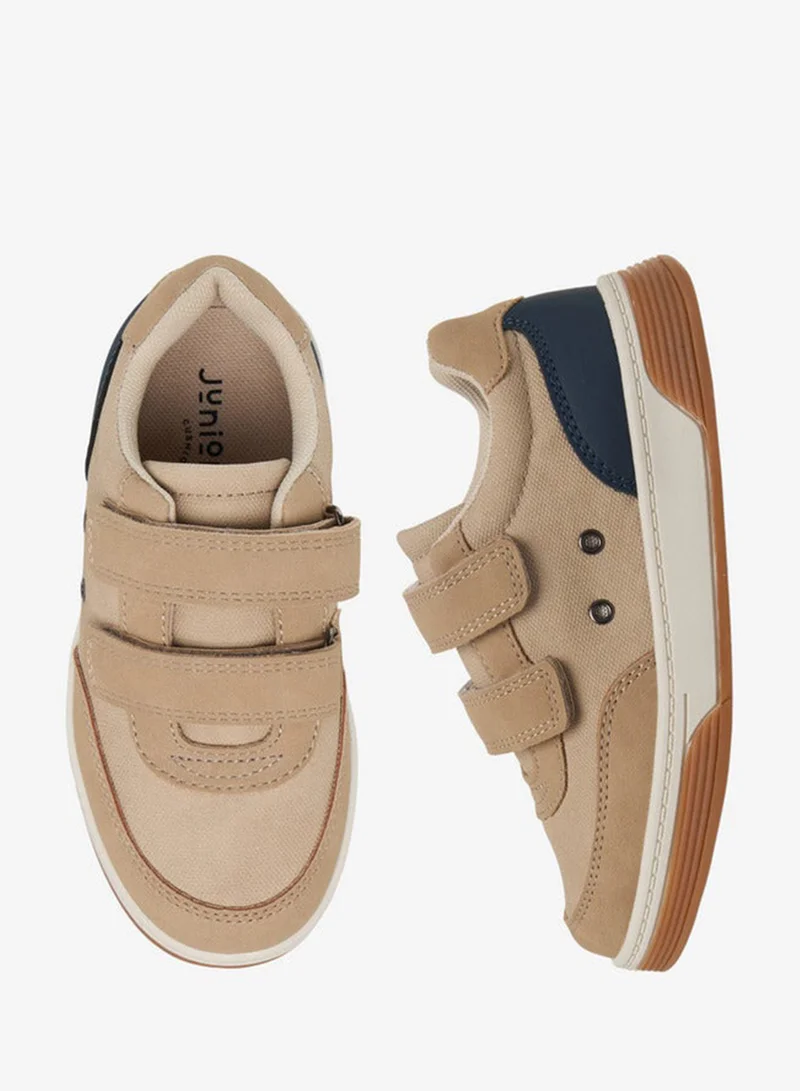 JUNIORS Colourblock Sneakers with Hook and Loop Closure Ramadan Collection